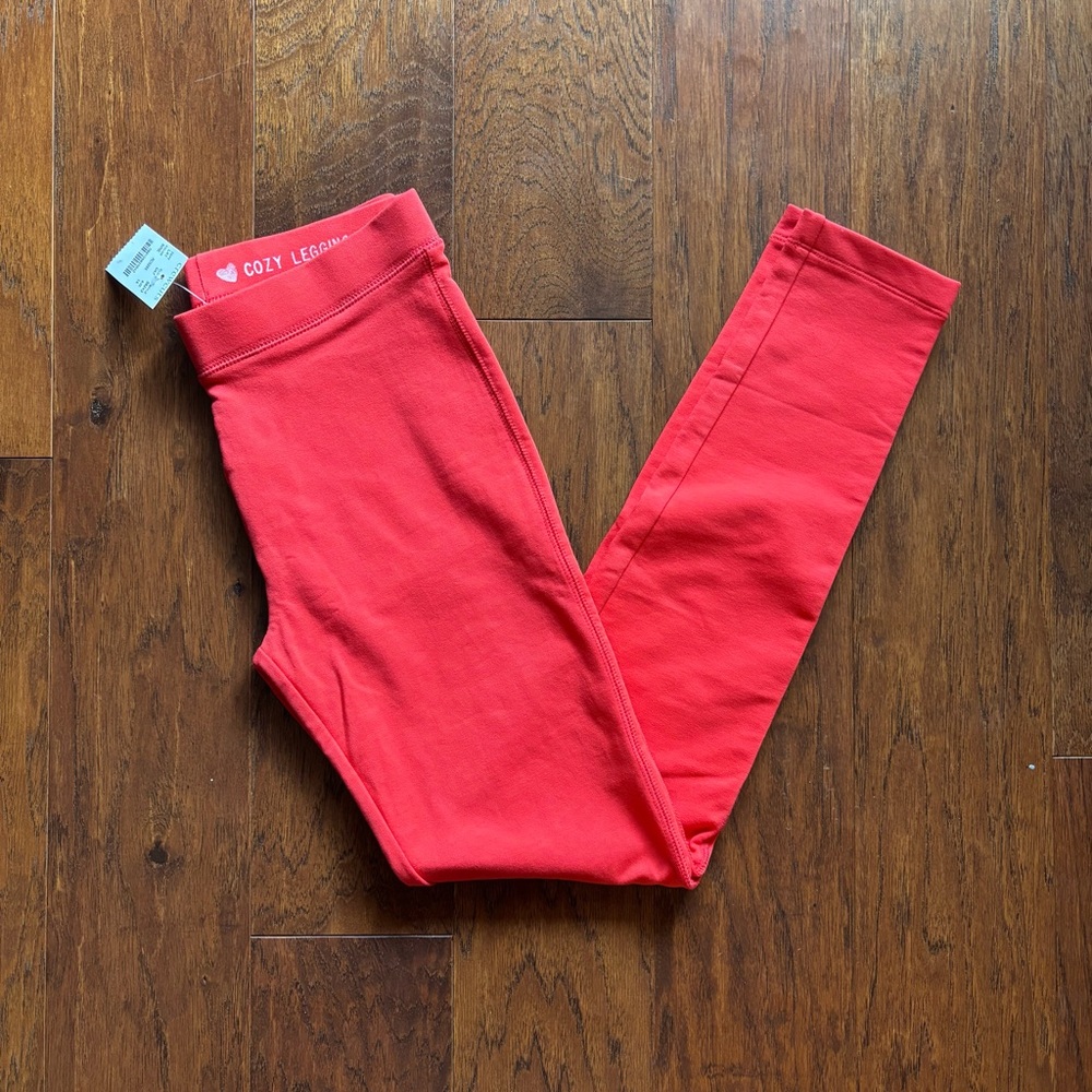 CrewCuts Kids Red Cozy Legging | Size 14 Girls